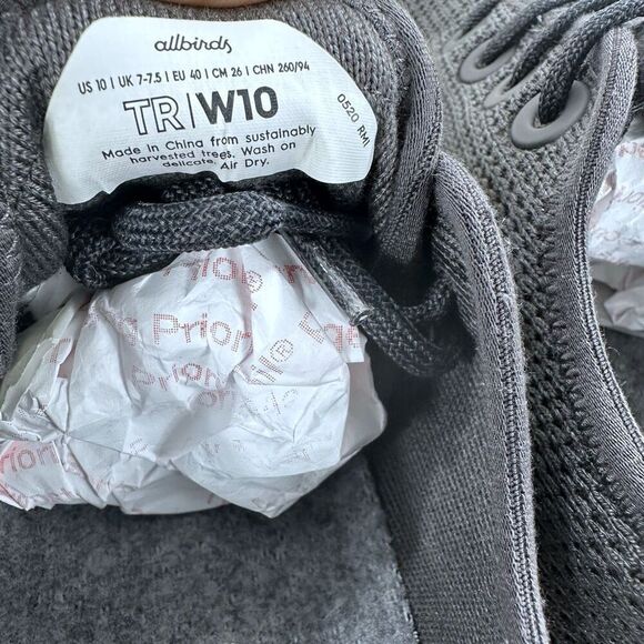 Allbirds Tree Runners Navy Night Women’s Size 10 - Picture 3 of 9